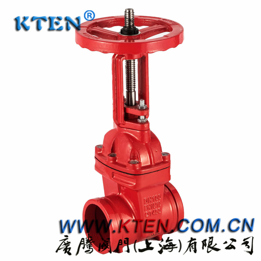 Z81X明桿溝槽閘閥-廣騰閥門