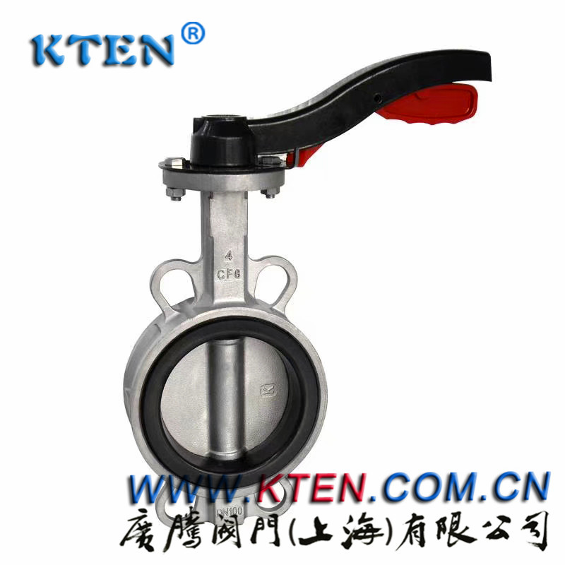 鋁合金手柄不銹鋼蝶閥-廣騰閥門